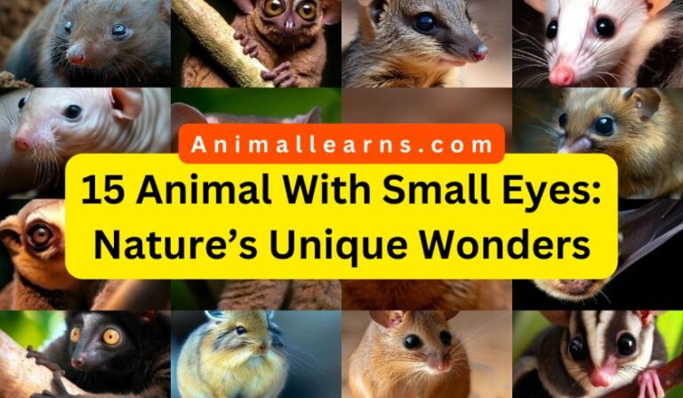 15 Animal With Small Eyes: Nature’s Unique Wonders