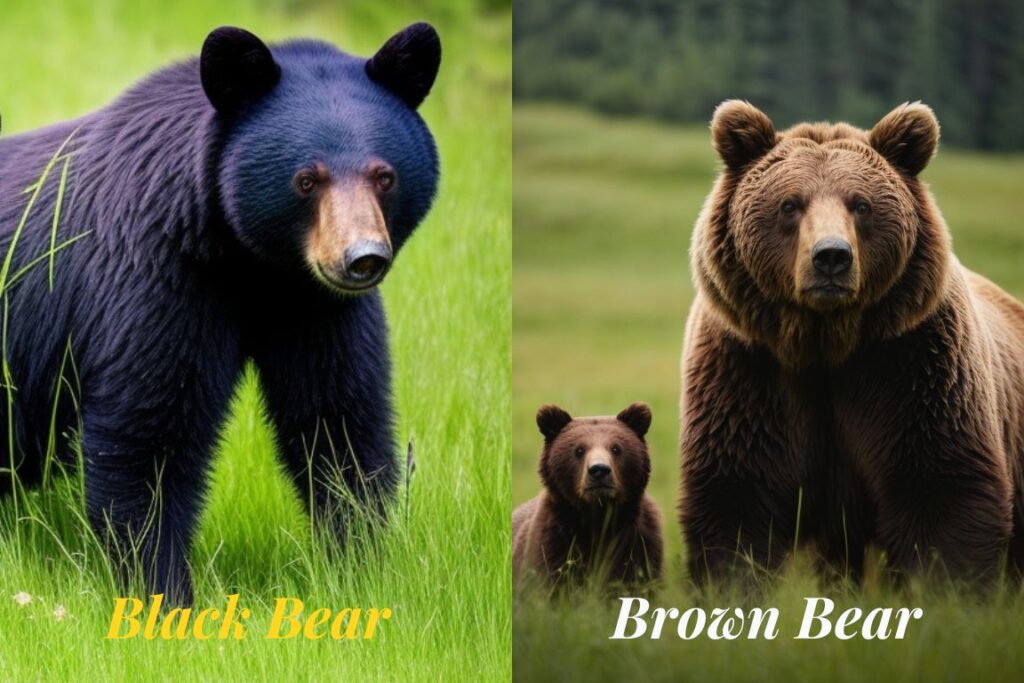 Black Bears vs. Brown Bears