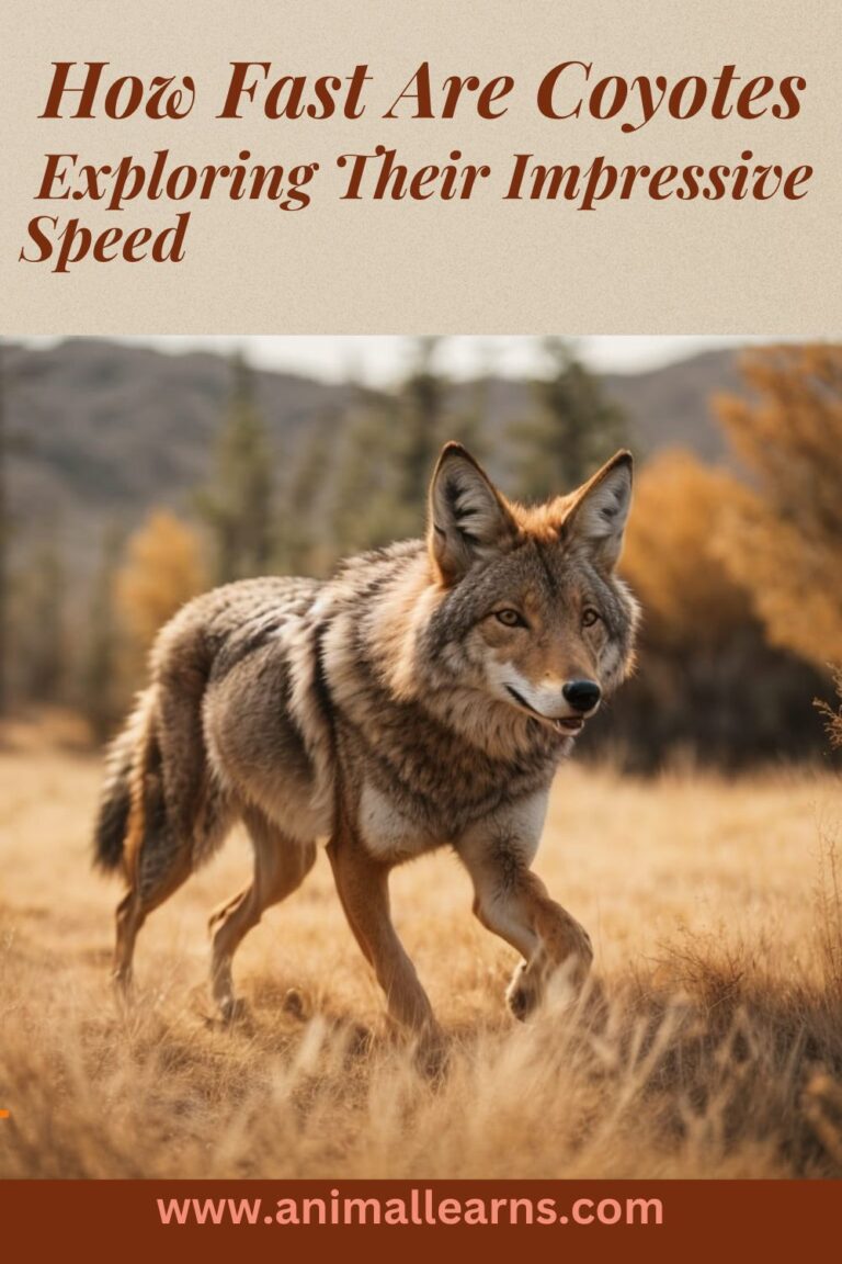 How Fast Are Coyotes? Exploring Their Impressive Speed