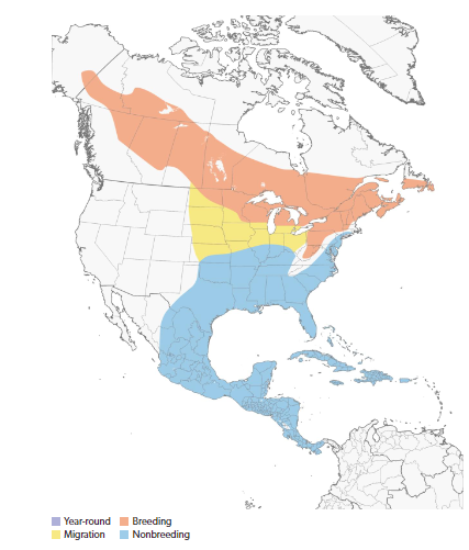 Yellow-Bellied Sapsucker Range Map